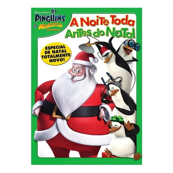 Os Pinguins De Madagascar - A Noite Toda Antes Do Natal Dvd