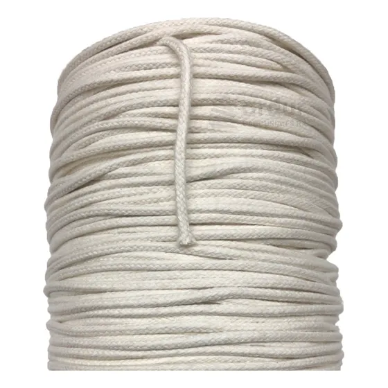 Soga Cordón Trenzado Algodón 7mm 25 Metros Deflecar Macramé