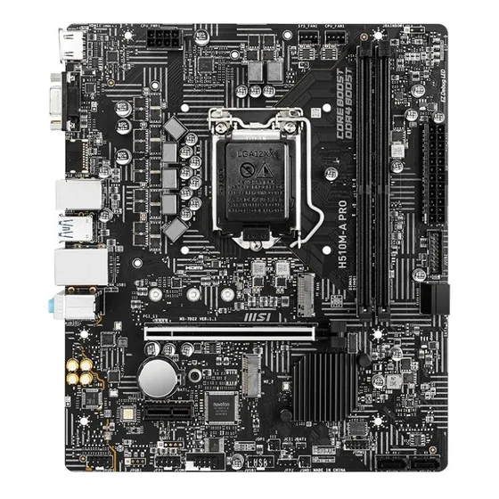 Tarjeta Madre Msi H510m-a Pro Lga 1200 Intel 