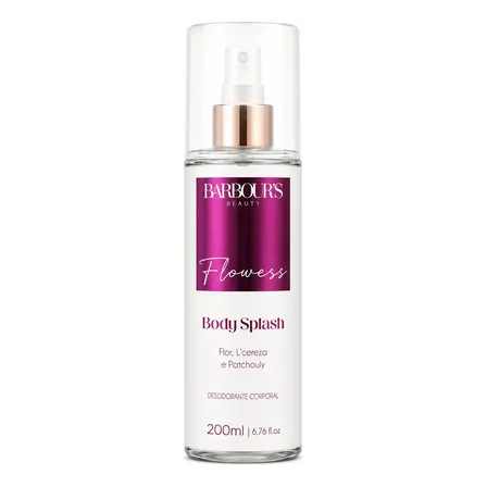 Body Splash Barbours Flowers Patchouli Alta Fixação Cheiroso