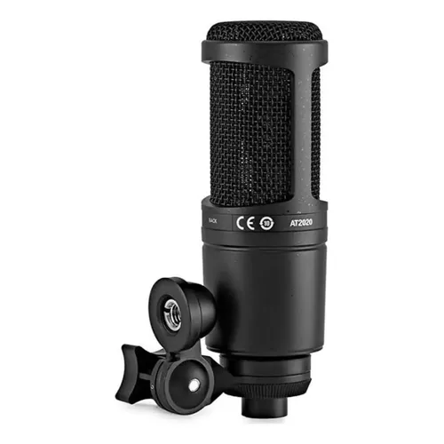 Microfone Cardioide Condensador Audio Technica At-4040 Preto
