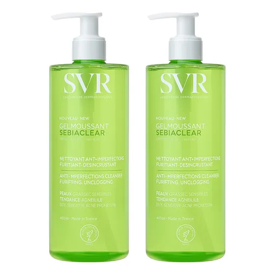 Svr Sebiaclear Gel Moussant 400ml Pack De 2
