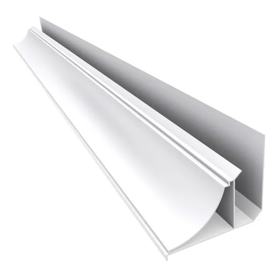 Plasbil Media Caña Pvc Blanco 6m X 3.8cm X 0.8mm