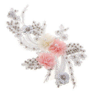 De Encaje De Malla De Flores Coser Apliques Para De Encaje De Malla De Flores Coser Apliques Para