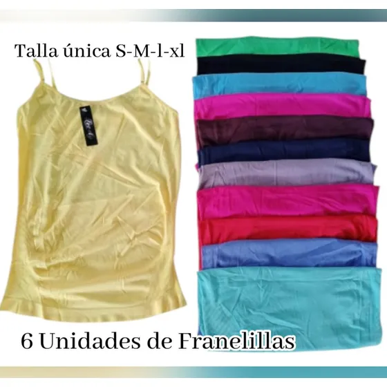 Franelillas De Dama ( 6 Unidades)