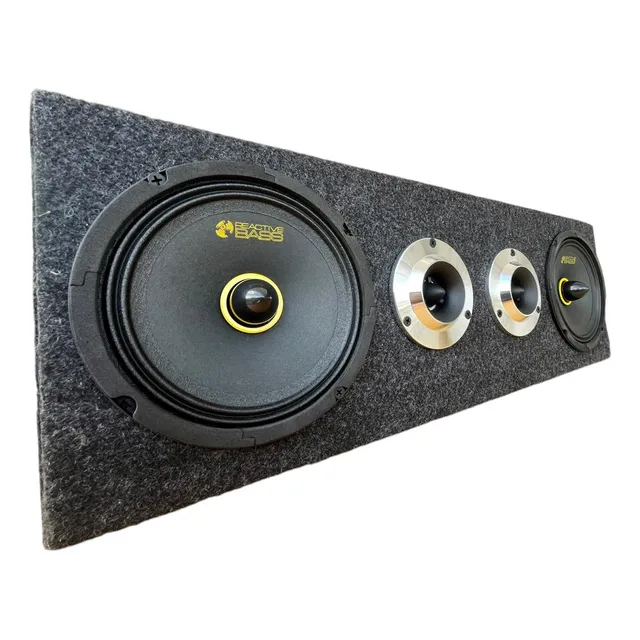 Bocinas Reactive Bass Rbt-6520s 6.5 Set De Medios Color Plata y Negro