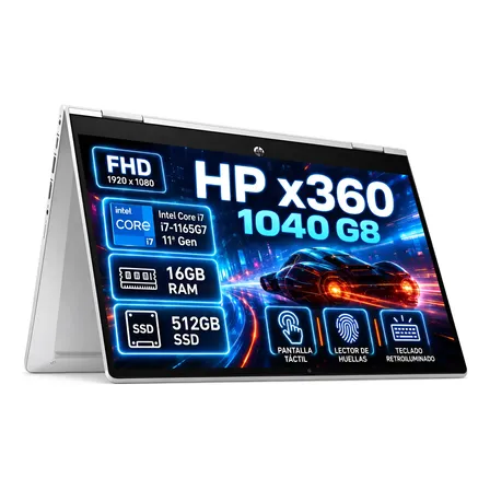 Hp Elitebook X360 1040 G8 Core I7 16gb Ram 512gb Ssd Touch Cinza