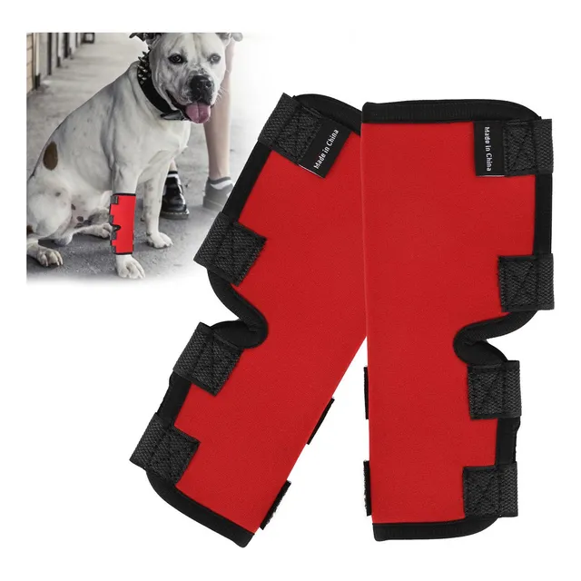 Rodilleras Para Perro, Elástico, Herida, Herida, Soporte Par