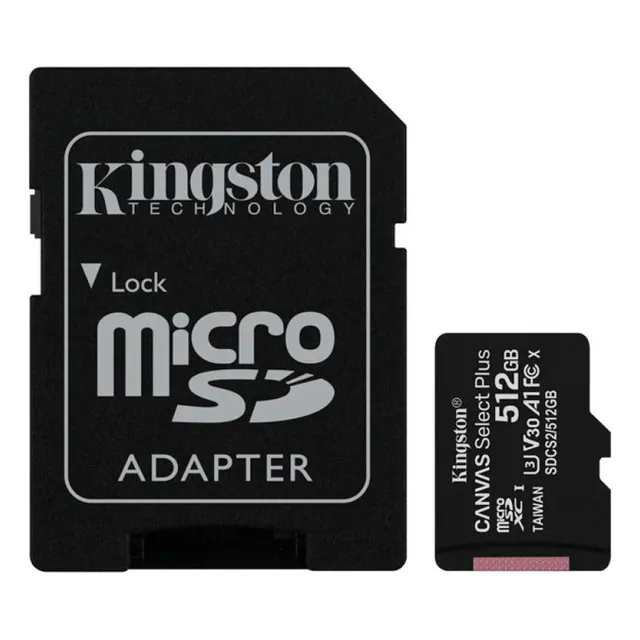 Memoria Microsd 512gb Kingston Canvas Sdcs2/512gb Nnet Nx
