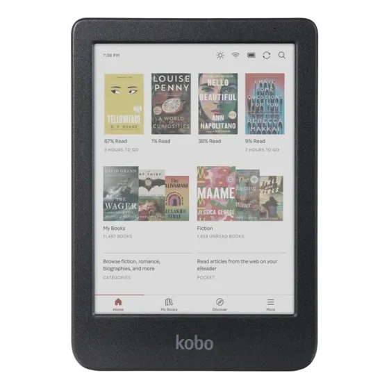 Lector E Reader Kobo Clara Colour Hd 6 - 16gb - Negro