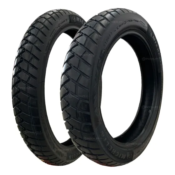 Par Pneu Falcon Xt660 Xt600 Michelin 90/90-21 + 130/80-17