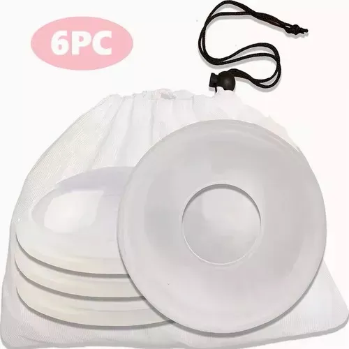 Vivacity Shop 6pzs Conchas Recolectoras De Lechematerna Protectores Pezón Manguito,marca Vivacity,excelente Calidad