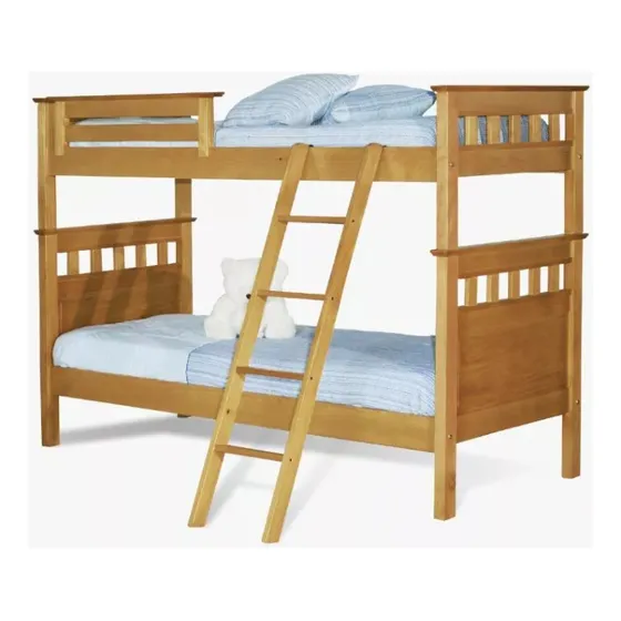 Cama Cucheta Lejaim Superpuesta Doble Quality 20221 - Cravero Color Marrón Diseño Compacto Y Funcional Fácil Montaje Y Mantenimiento Estilo Moderno Y Versátil