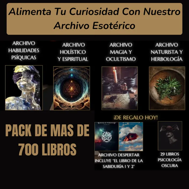 Archivo Esotérico Pack De Mas 700 Libros - Colección Única