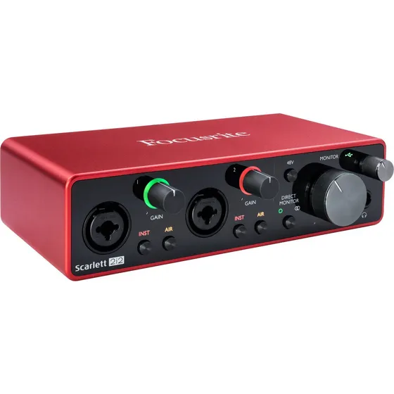 Interfaz De Audio Focusrite Scarlett 2i2 3ra Gen 