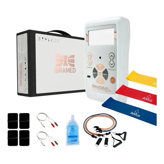 Neurodyn Ibramed Aparelho Tens Fes Portátil 2 Canais +brinde