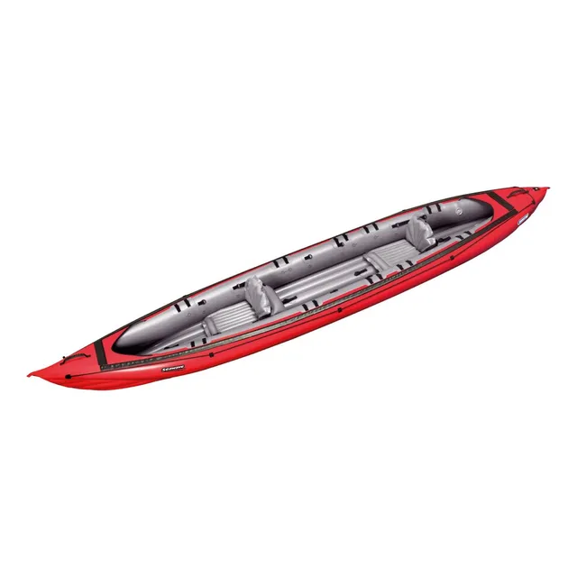Kayak Inflable Seawave W Out Deck Mar Rojo