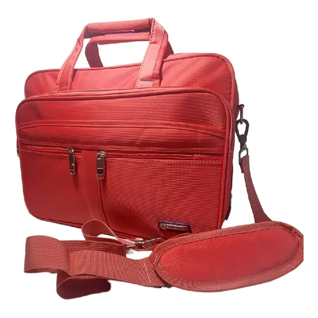 Portafolio Laptop  Dama Bellísimo Coral Golden Star