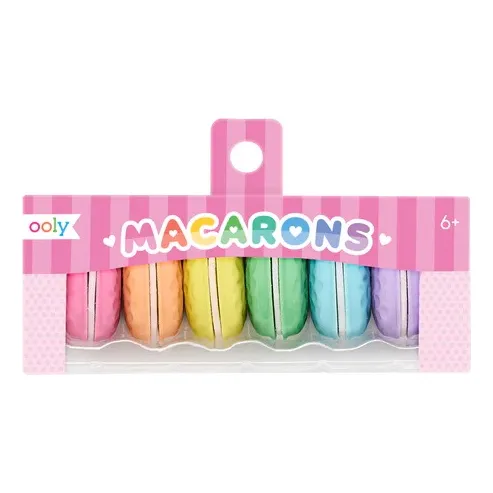 Borradores Perfumados 6pk Macarons Olor A Vainilla Ooly