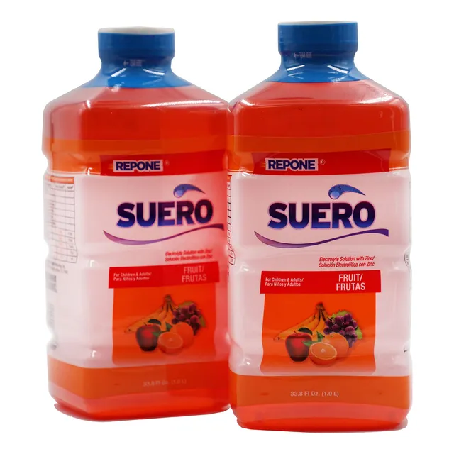 Suero Oral Con Electrolitos Y Zinc Sabor Fruta 2 Litros