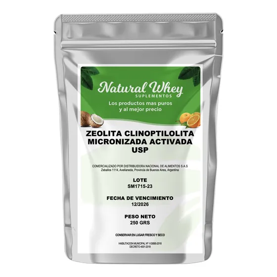 Zeolita Clinoptilolita Micronizada Activada 250g