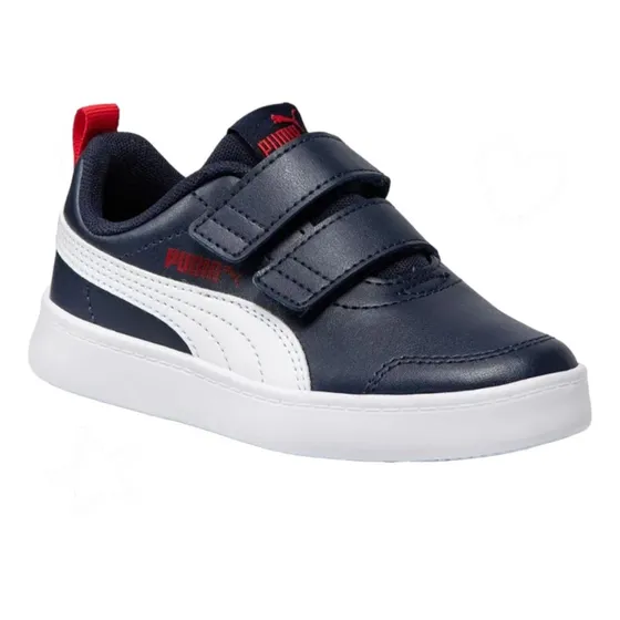 Zapatilla Puma Courtflex V2 Vps 371543 01 Para Niños