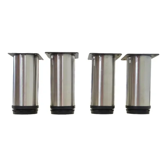 Pata Con Nivelador Acero Inox. 12cm Muebles, Camas, Sofá X4