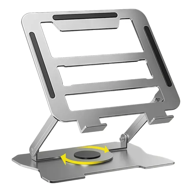Base Soporte Laptop Aluminio Plegable Portátil Y Ajustable