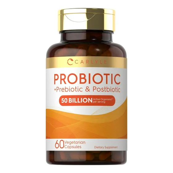 Suplemento Carlyle Probiotic 50 Billion, 2 Cápsulas, 60 Cáps