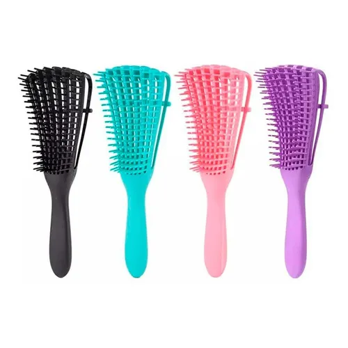Escova De Cabelo Polvo Cabelo Pente Encaracolado Emaranhado