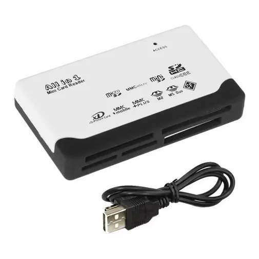 Lector de tarjetas de memoria Lector de tarjetas USB Compact Flash Cf Sd Xd Picture Card Type M - Alla