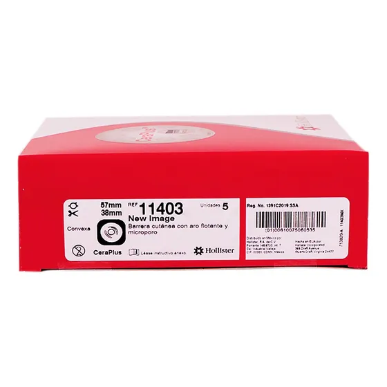 Barrera Hollister 11403 Convexa 57mm C/5 Piezas Ceraplus