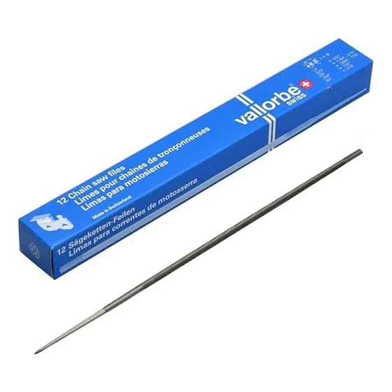 Set De 12 Limas Manuales Vallorbe Swiss Lc 7/32pg O Ø = 5.50mm