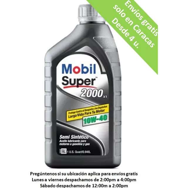 Aceite Semi Sintetico Mobil 10w40 Original Sellado