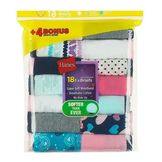 Pantaletas Niña Panties Bikini Original Algodon 18pack