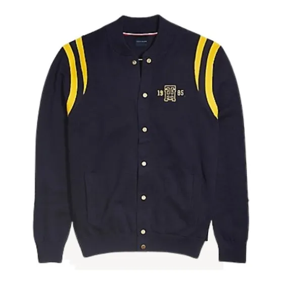 Tommy Hilfiger Sueter De Baseball Hombre, Original / Nuevo.