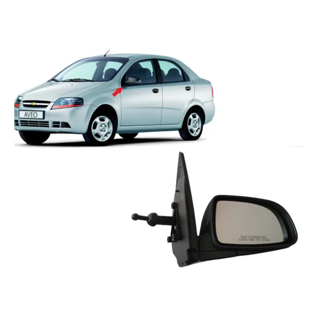 Espejo Manual Derecho Aveo Sedan Gti Five Family 2006-2016