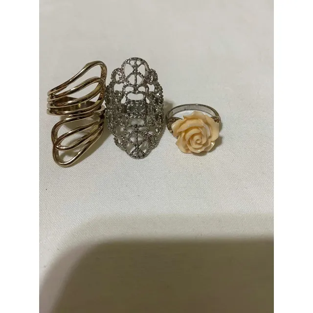 Anillos De Bisutería. Usados