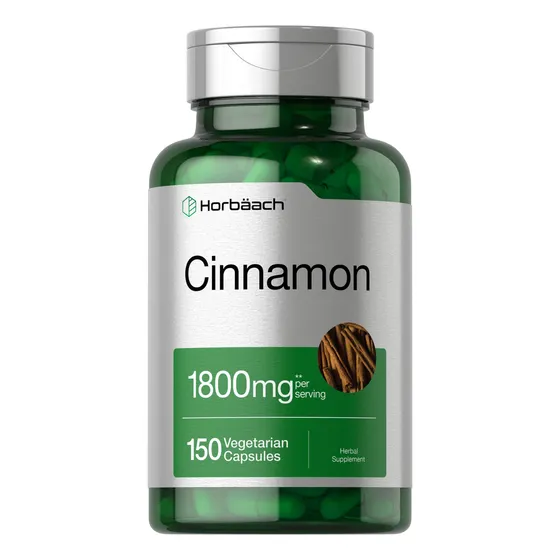 Suplemento Horbaach Canela 1800 Mg Ceilán 150 Cápsulas