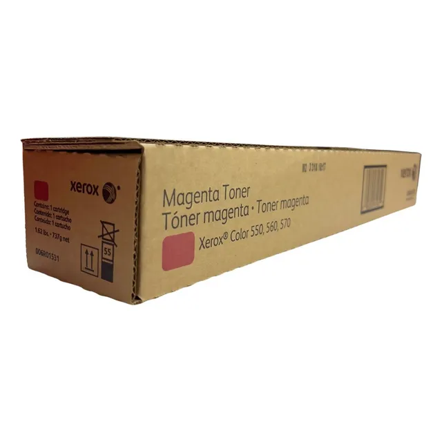 Toner Xerox Original Color Magenta 550 / 560 / 570 Tinta Magenta - Alta Capacidad 32,000 páginas / Código 006R01531 | Cartucho Original Marca Xerox