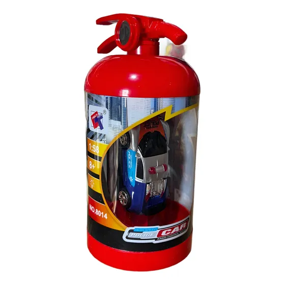 Mini Auto Policía Rc Create Toys 1:58 Bombero Matafuego