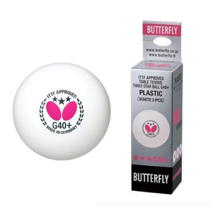 Kit De Bolas De Mariposa De Plástico G40+ De 3 Estrellas Con Tres Kit De Bolas De Mariposa De Plástico G40+ De 3 Estrellas Con Tres