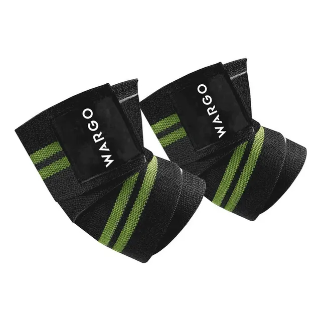 Vendas Coderas Wargo Wraps Codos Levantamiento Pesas Par Gym