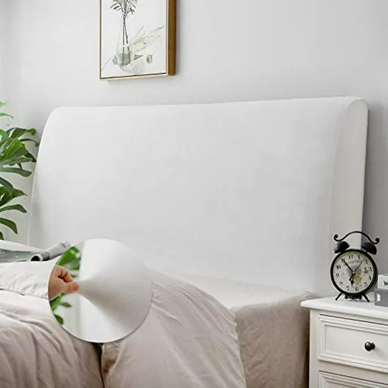 Protector De Cabecera De Cama Queen, Funda Elástica De Terci