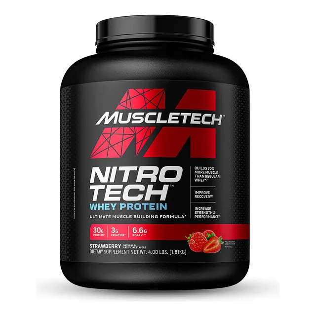 Nitro Tech Performance Series 4lb Muscletech (proteina)