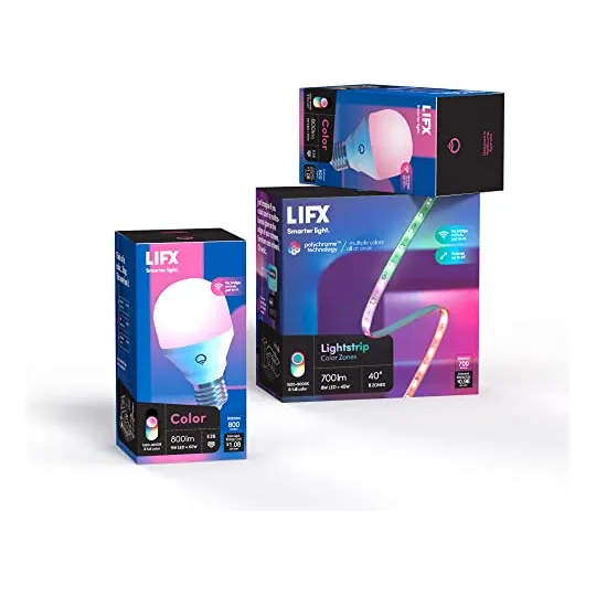 Paquete De Dormitorio Lifx Con 2 Bombillas Inteligentes De 8