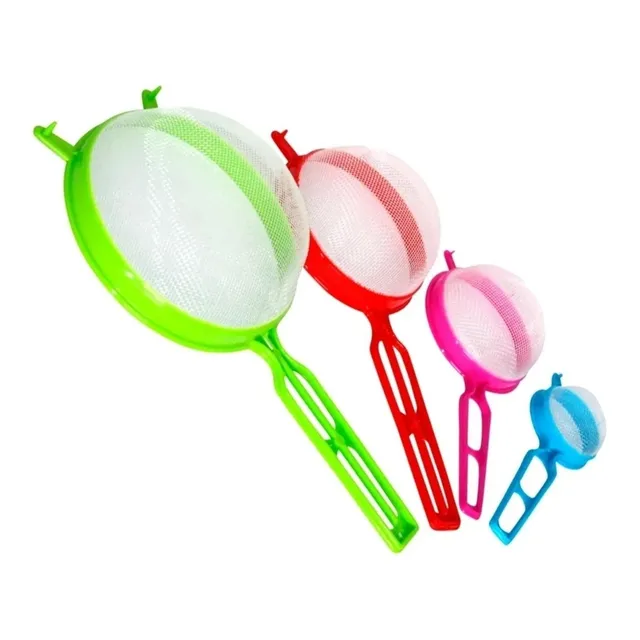 Juego 4 Coladeras De Cocina Plástico #8,10,13,16
