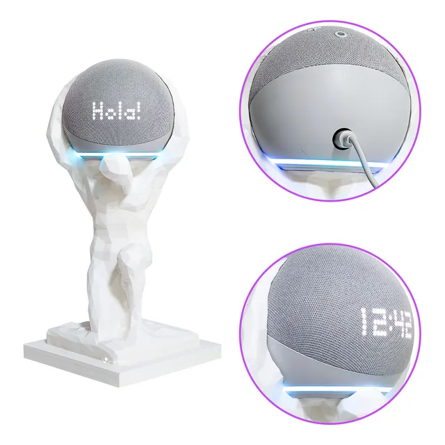 Soporte Para Alexa Echo Dot Tipo Atlas Impremli