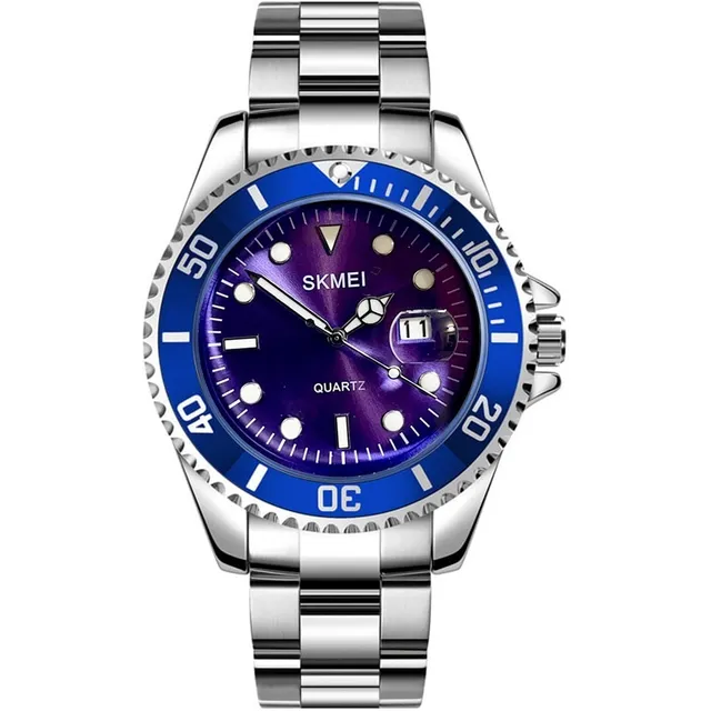 Reloj Skmei Cuarzo Elegante Fecha Acero Inoxidable Moda Rolx