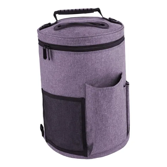 Elegante Bolso De Mano Tejido Para Entusiastas De Púrpura